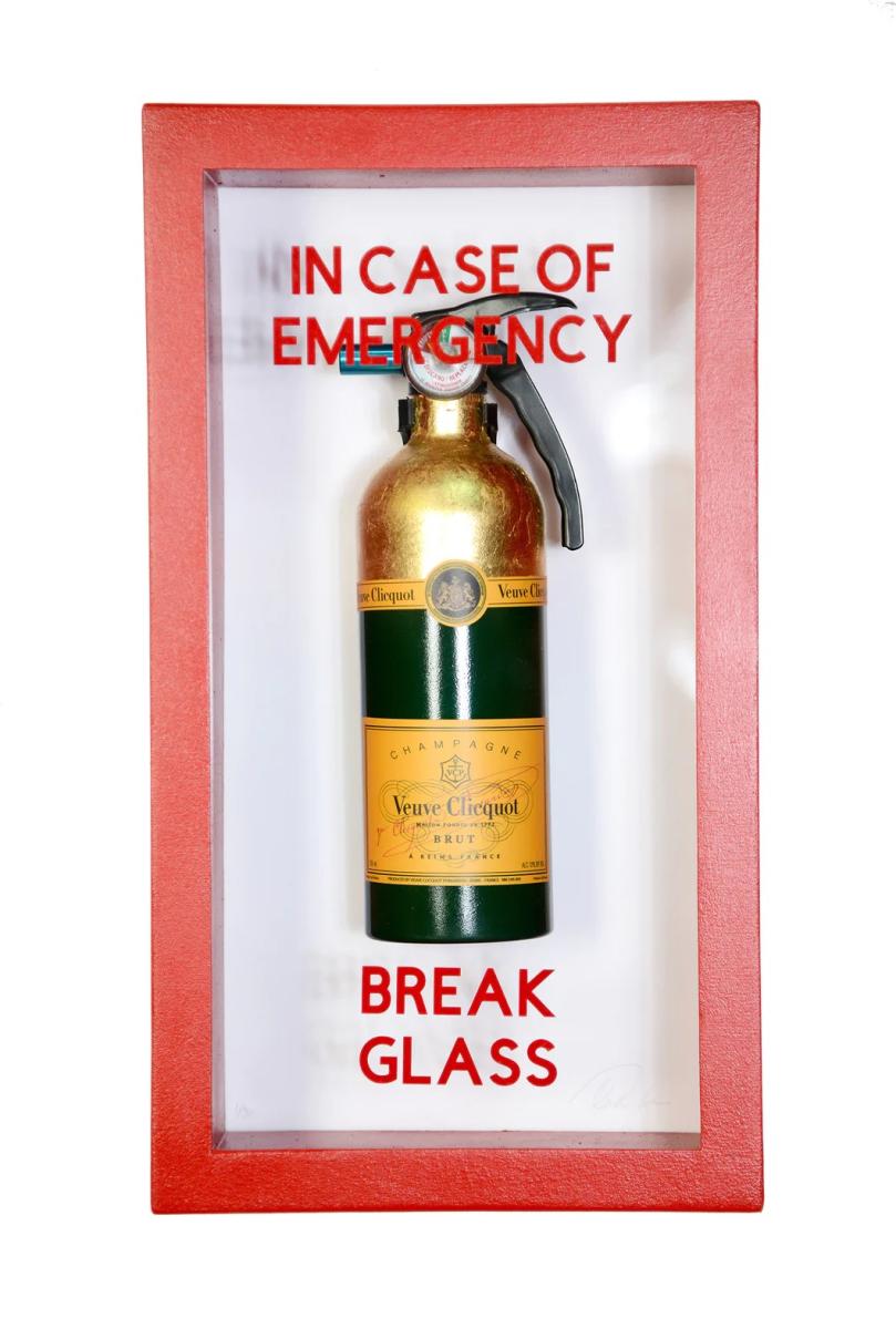 In Case of Emergency Break Glass- Veuve Clicquot - Compact by Artworks  New